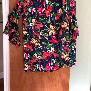 Dress barn. Never wore flared sleeves. Dress